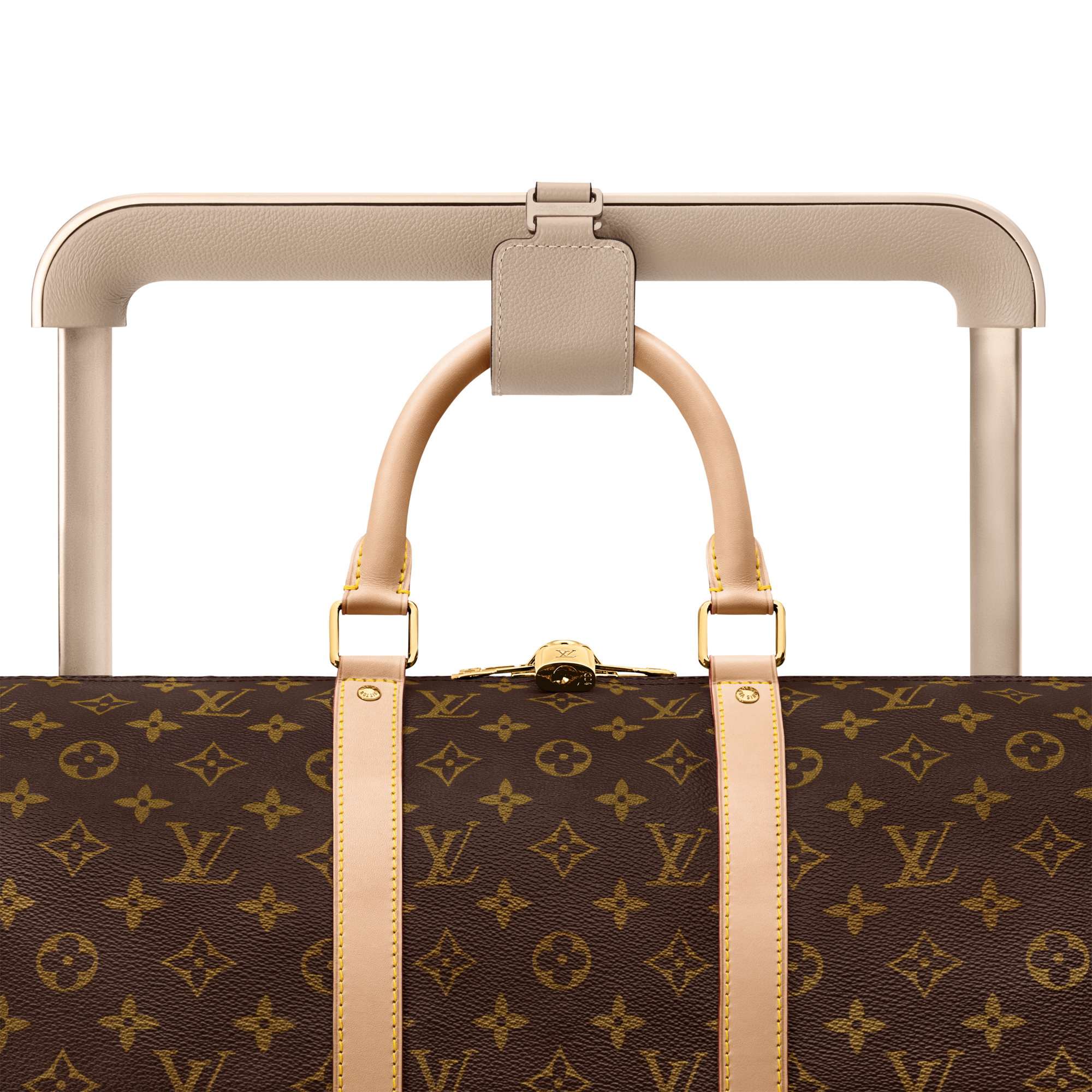 Horizon 55 Suitcase - Luxury Monogram Empreinte Leather Beige